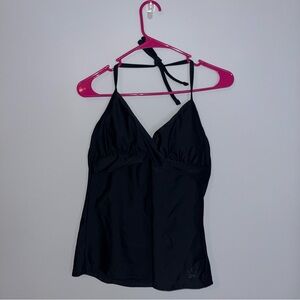 NEW Hapari Elegant Black Halter Swim Top Large